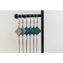 Lana fülbevaló - csiszolt