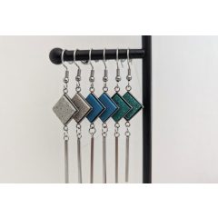 Lana fülbevaló - csiszolt