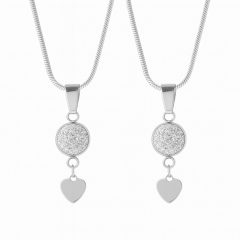   Anya - lánya vagy barátnős páros szett - szív fityegővel