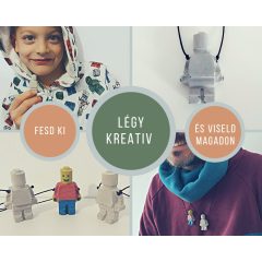 Festhető beton figura nyaklánc